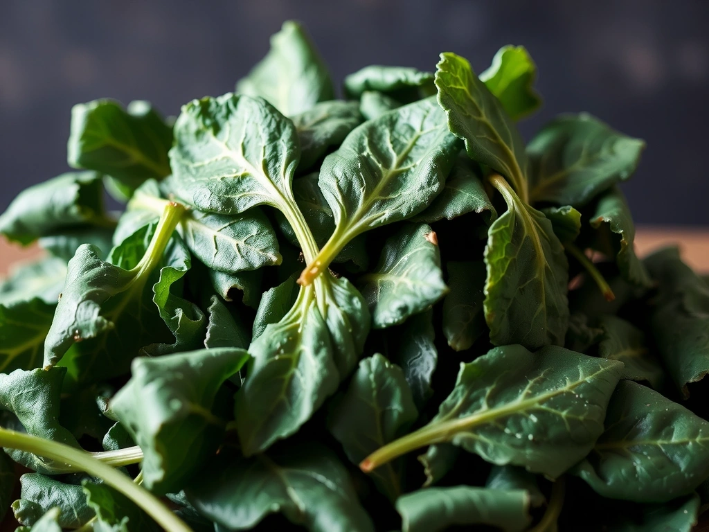 Vegetales de hoja verde oscuro